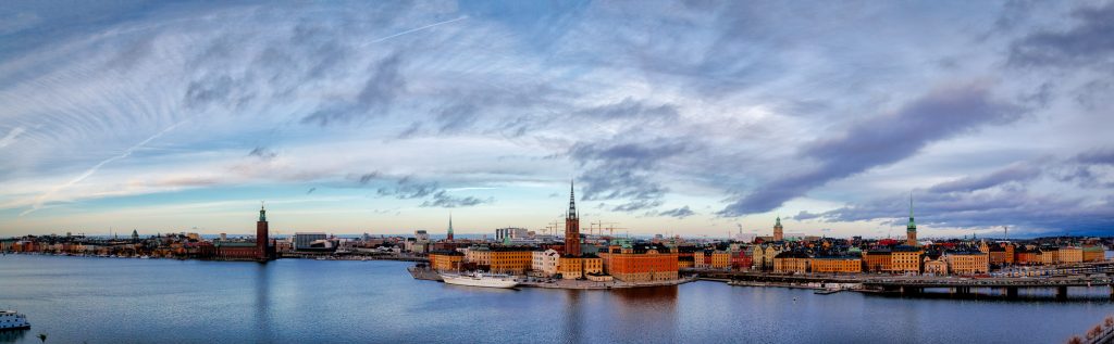 Stockholm, Riddarholmen, Gamla Stan and Stadshuset